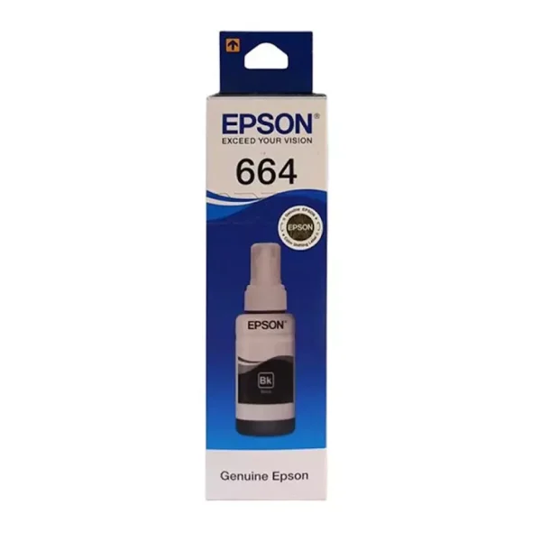 Epson Original 664 Ink Bottle 70 ml Black Color