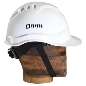 HEAPRO HDPE Universal Size White Ventilated Safety Helmet