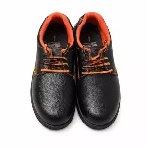 GENERIC Steel Toe Safety Shoes PVC Sole Size UK 6 Black, Steel-6