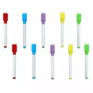 Generic Whiteboard Black Ink Marker with Eraser Cap (Pack of 25)