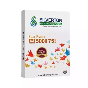 Silverton 75 GSM White A4 Size Copier Paper (Pack of 10 Ream)
