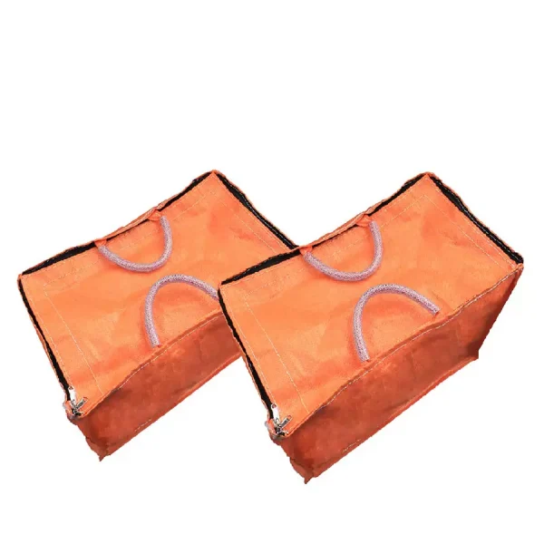 SINGHAL 20x30 inch Orange Storage Bag with Drawstring