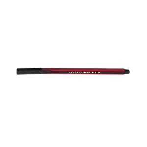 Nataraj Classic Use & Throw Ball Pen 0.7 mm Tip Black (Pack of 40)