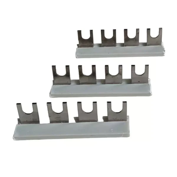 SELVO 6 Way MCB Fork Type Copper Busbar With Pvc Shell FORKAN2 (Pack of 6)
