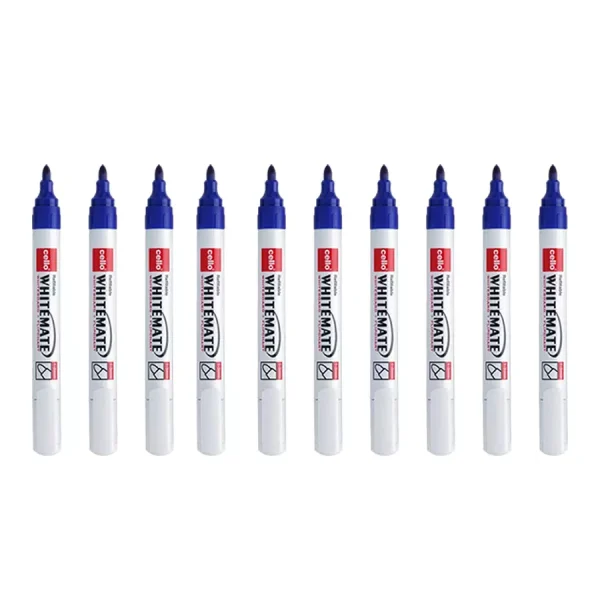 Cello Whitemate Whiteboard Marker Blue (Pack of 10)
