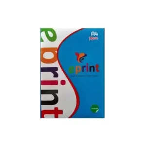 Khanna Paper Mills E-Print 70 GSM A4 Size Multipurpose Copier Paper 500 Sheets, White (Pack of 1 Ream)