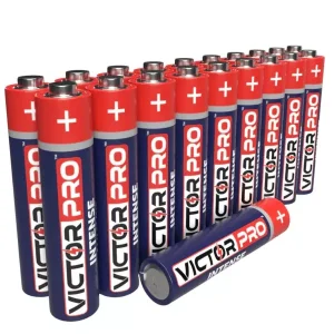 Victor Pro AAA Alkaline Battery 1.5 V, LR03 (Pack of 10 Pcs)