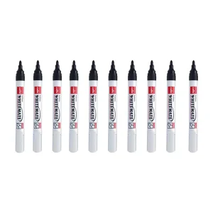 Cello Whitemate Whiteboard Marker Black (Pack of 10)