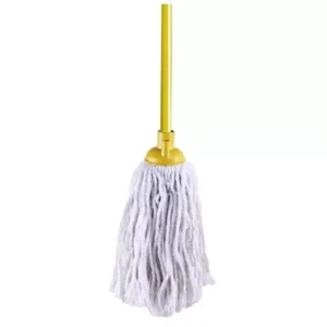 Generic Cotton Round Mop Machine Washable For Wet and Dry Floor Cleaning, CLE-421 (Pack of 3)