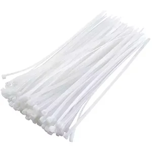 IBCab 150×2.5 mm Thickness Nylon Self Locking Cable Tie, Black (Pack of 100)