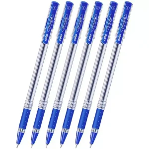 Cello 0.7 mm Tip Finegrip Blue Ball Pen (Pack of 50)