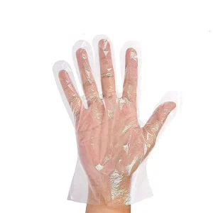 Generic Polyethylene Disposable Gloves, Transparent Standard Size (Pack of 200 Piece)