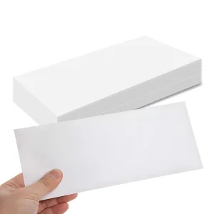 GENERIC White Envelope without Lamination 4.5 x 10 inch (Pack of 50)