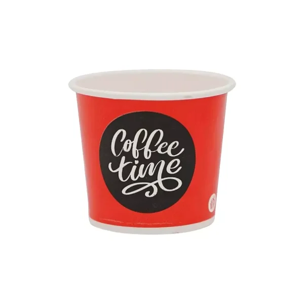 Generic 150 ml Disposable Coffee Cup Red (Pack of 100 Pcs)