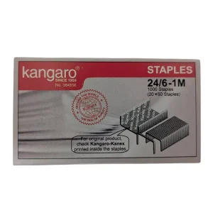 Kangaro Desk Essentials 24/6-1M Steel Wire Stapler Pins (Pack of 5)