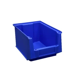 Ultima FPO-01 HDPE 95x102x52 mm Blue Front Partly Open Bin