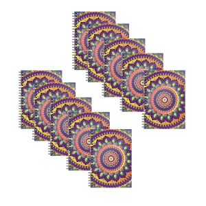 GENERIC Spiral Notebook A5 80 Pages (40 Sheets), Pack of 10