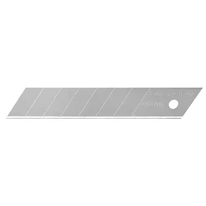 STANLEY 18 mm Stainless Steel Snap-Off Cutter Blade, 0-11-301 (Pack of 10)