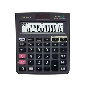 Casio 12 Digit Basic Desktop Calaculator, MJ-120D